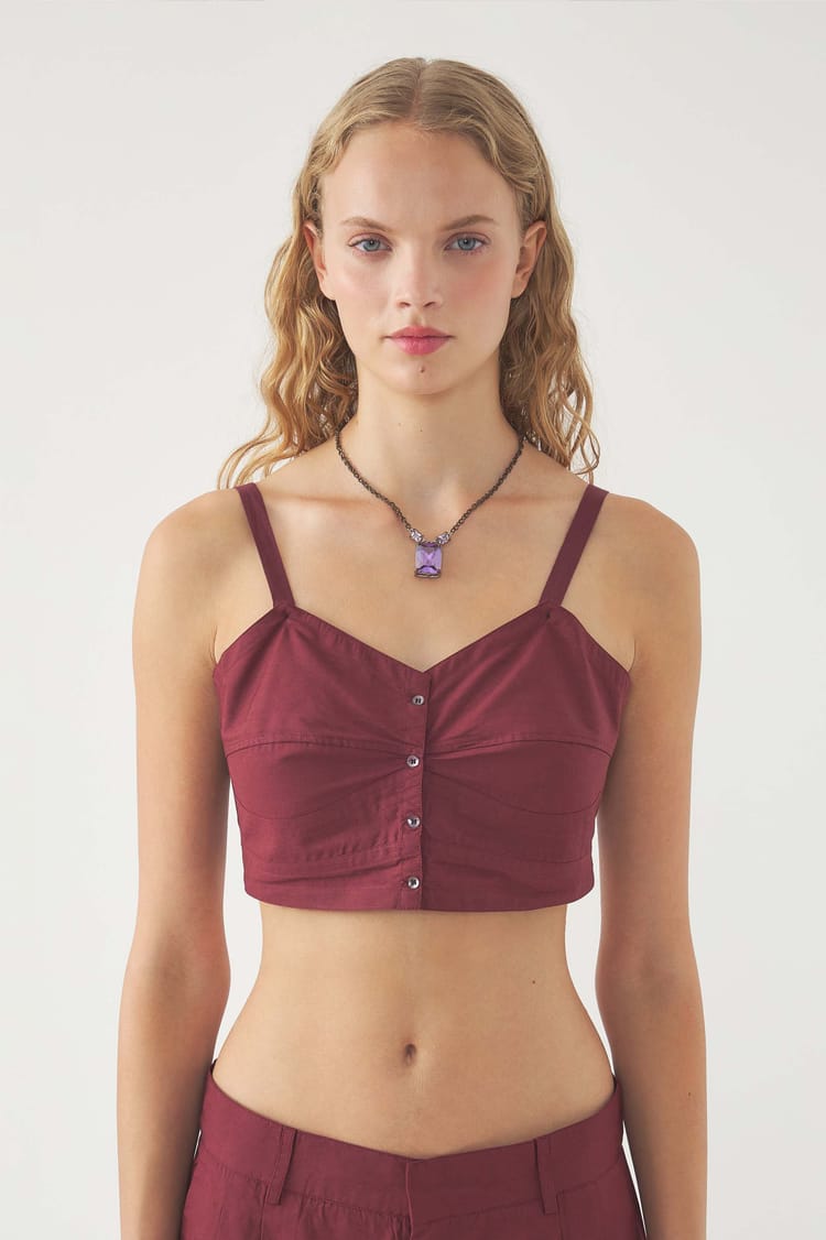 Antik Batik Crop Top Pam