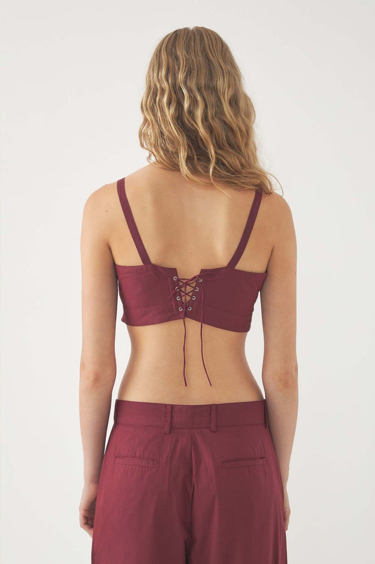 Antik Batik Crop Top Pam