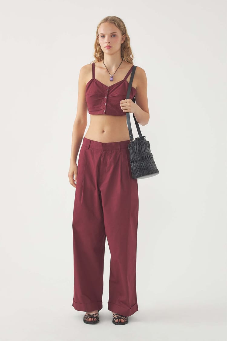 antik batik Crop top Pam