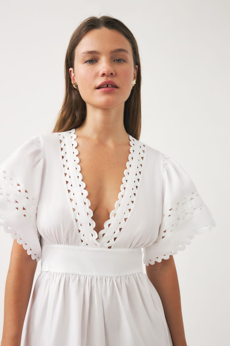 Antik Batik FUSCHIA Poplin Mini Dress