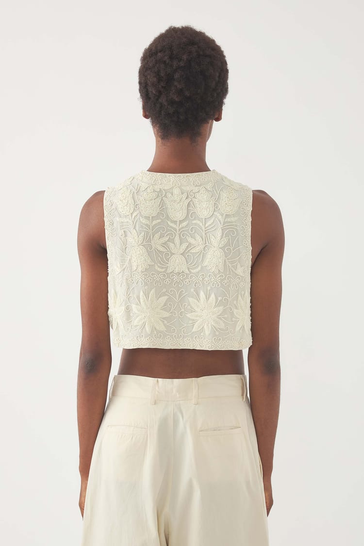 Antik Batik Gilet à Sequins Mahata