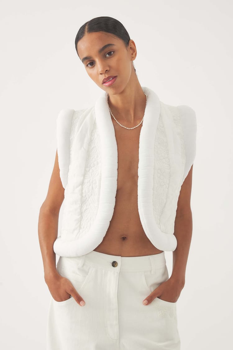 Antik Batik Gilet Brodé Adonis