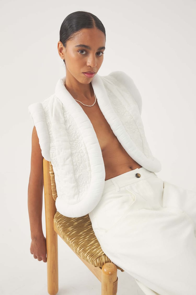 Antik Batik Gilet Brodé Adonis