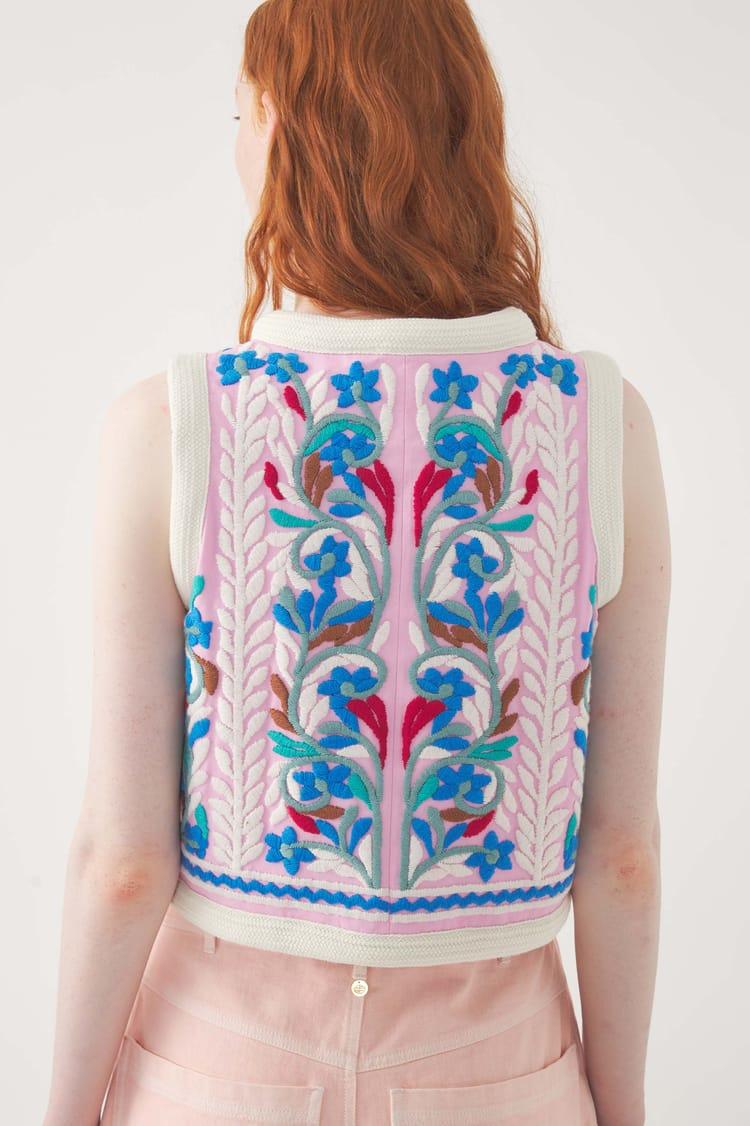 Antik Batik Gilet Brodé Hendrix