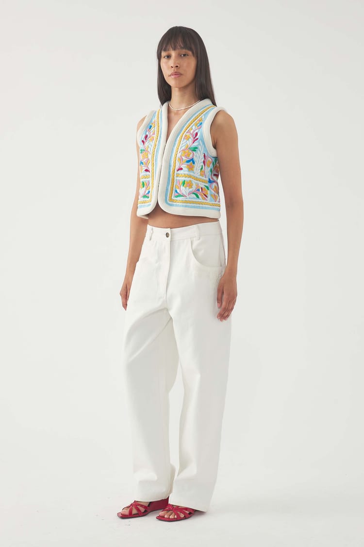 Antik Batik Gilet Brodé Hendrix