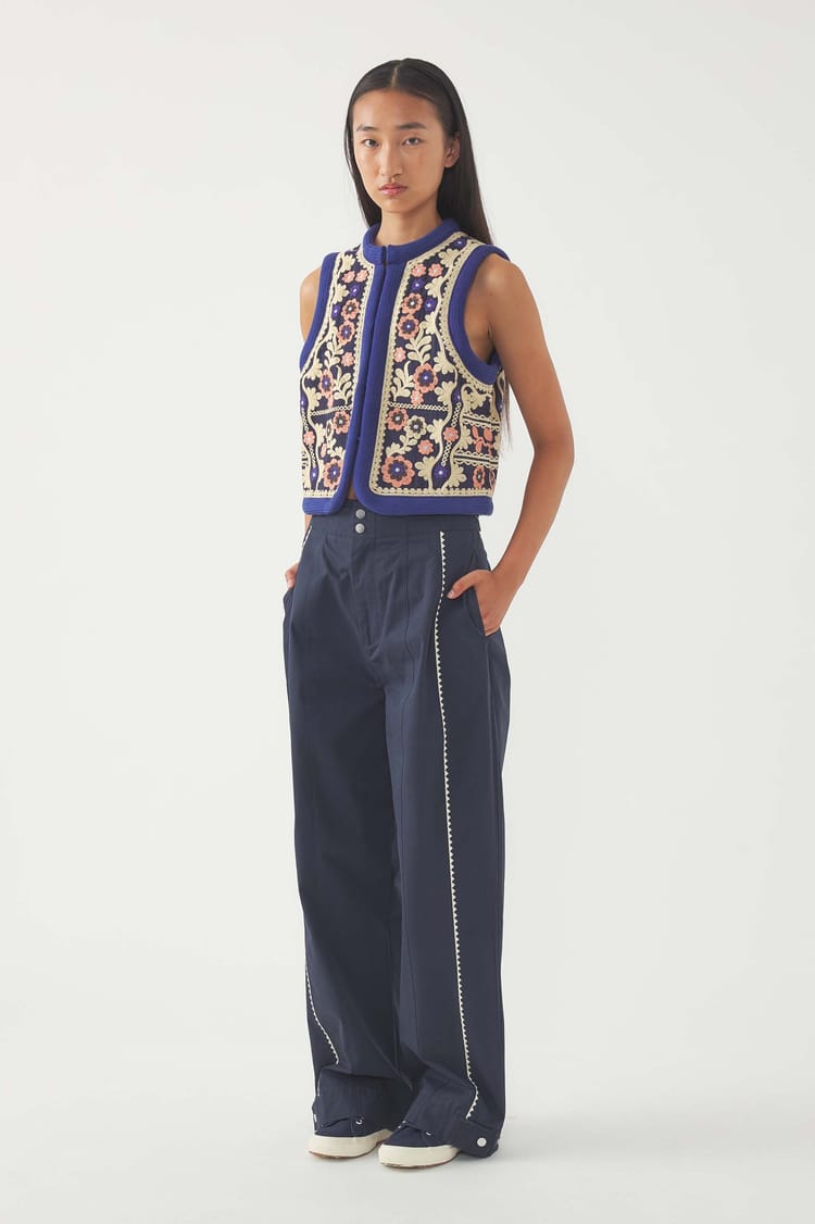 antik batik Gilet brodé Ossie antik batik Gilet brodé Ossie