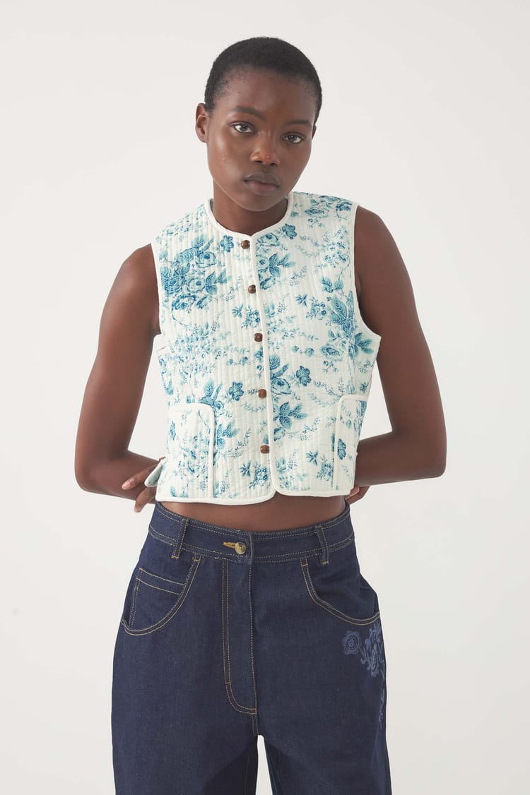 Antik Batik Gilet Cinz