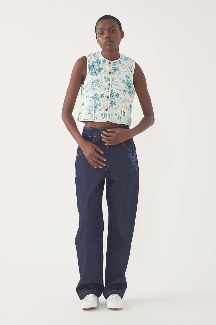 antik batik Gilet Cinz