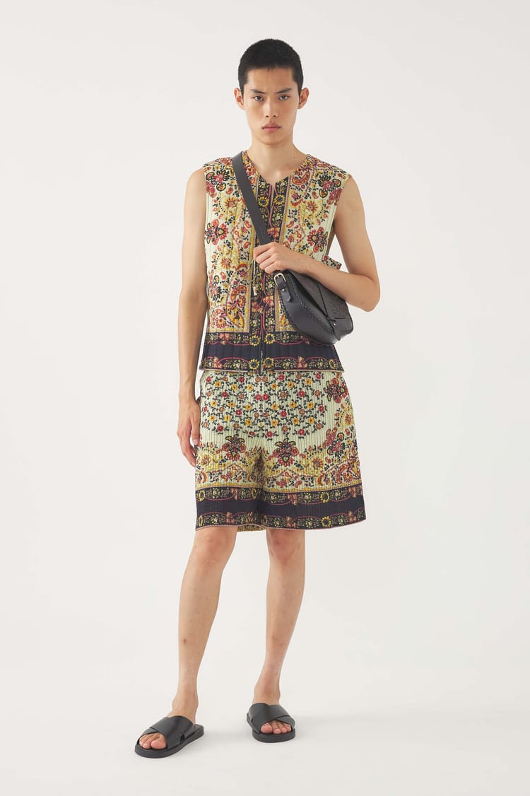 antik batik Gilet Marius