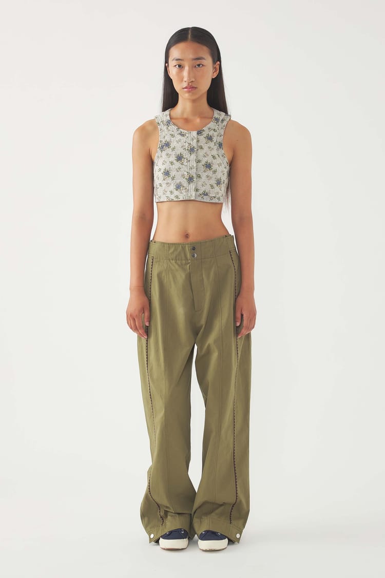 antik batik Gilet Pada