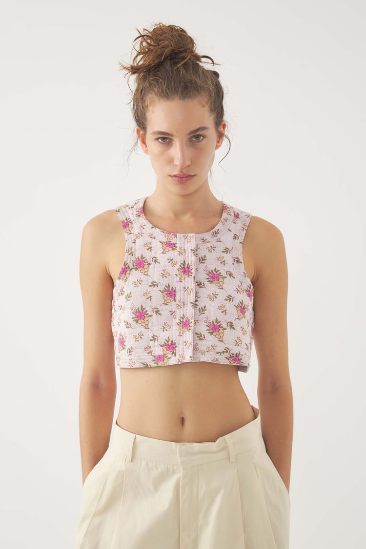 Antik Batik Gilet Pada