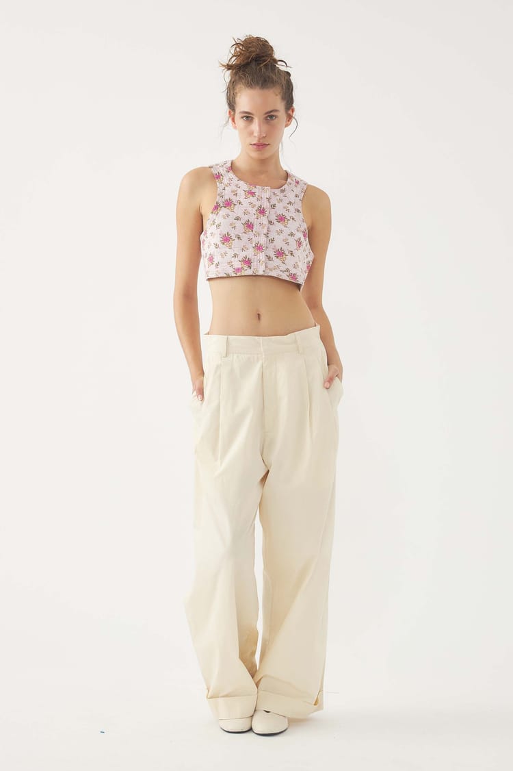 antik batik Gilet Pada