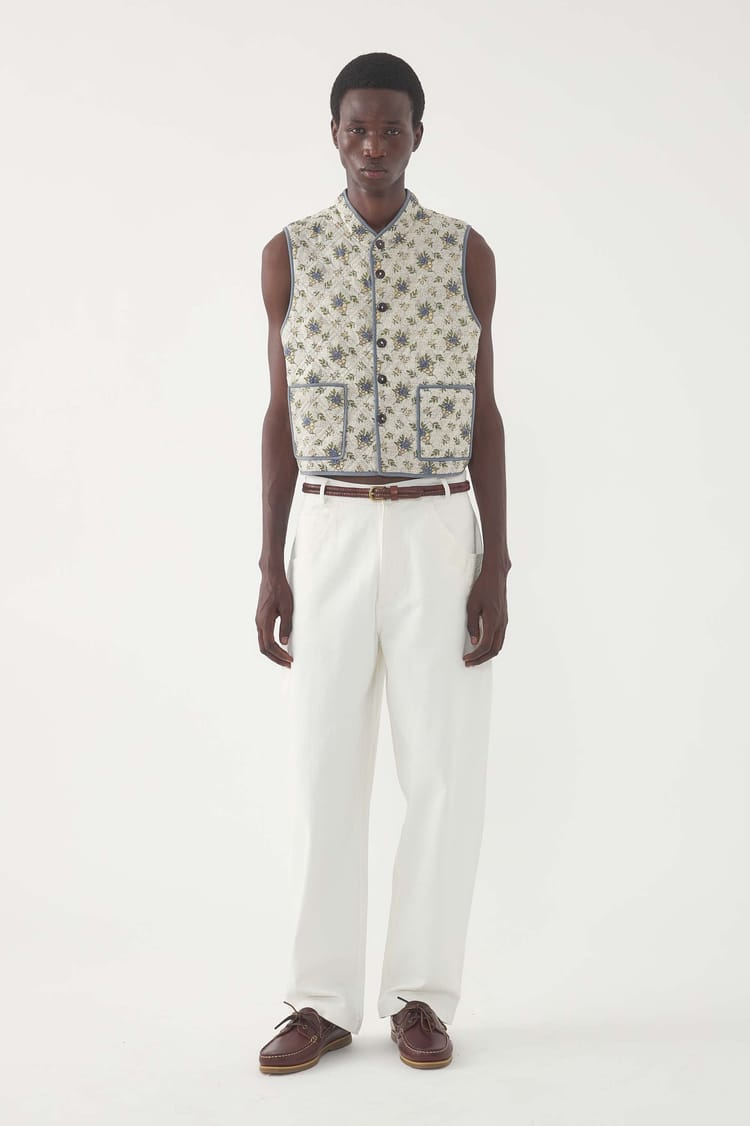 antik batik Gilet Pada