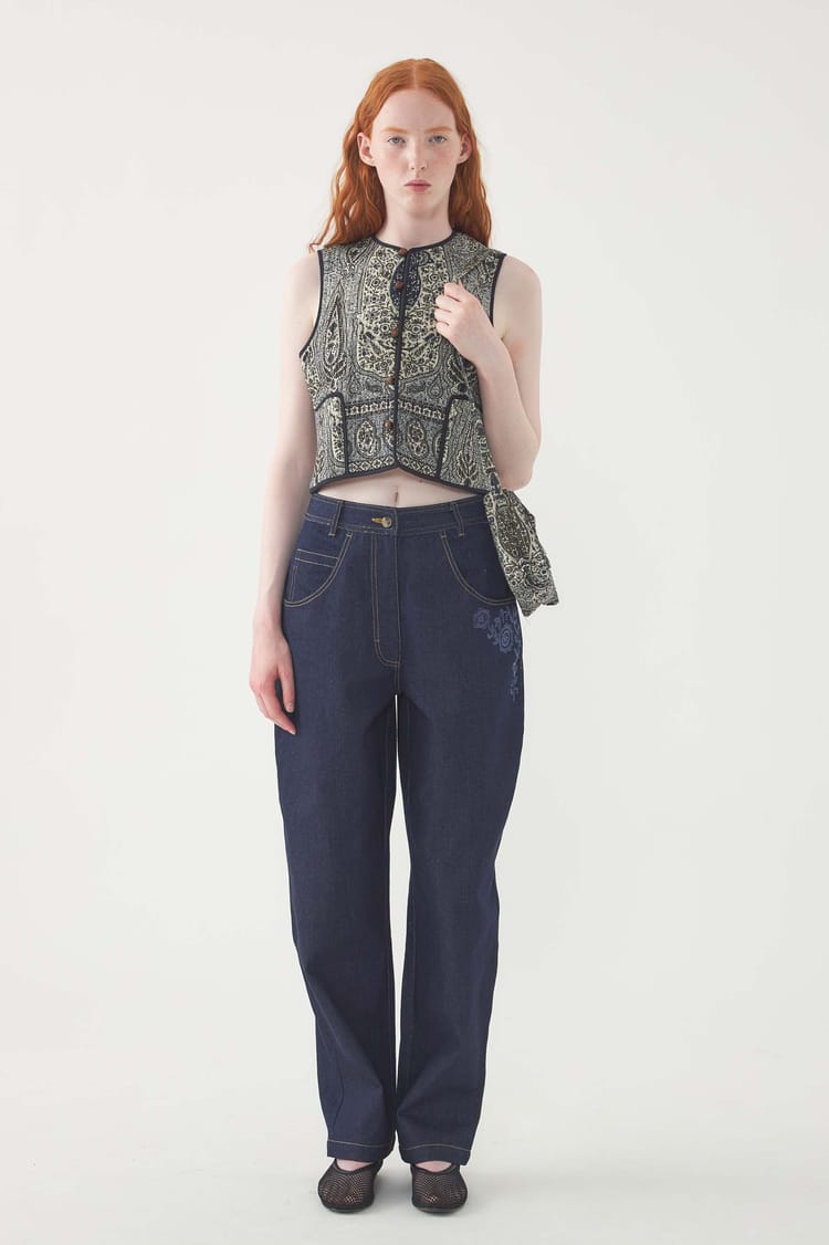 antik batik Gilet Taya antik batik Gilet Taya