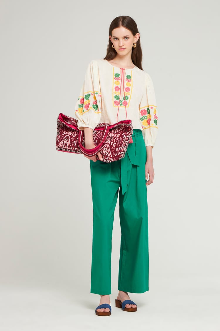 Antik Batik Grand Sac Cabas En Coton Tissé