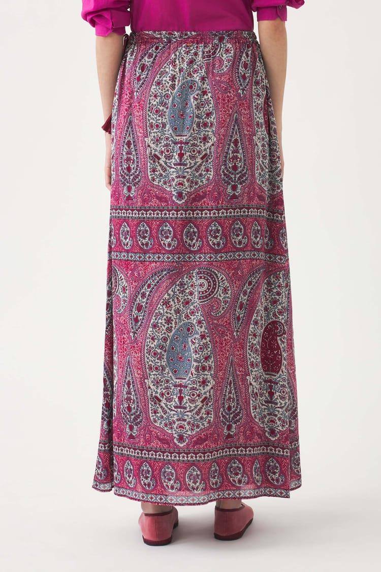 Antik Batik Jupe Longue Bohème En Coton