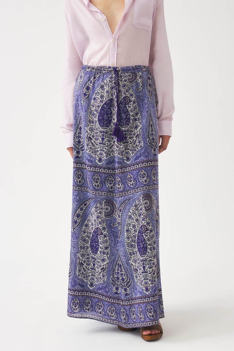 Antik Batik Jupe Longue Bohème En Coton