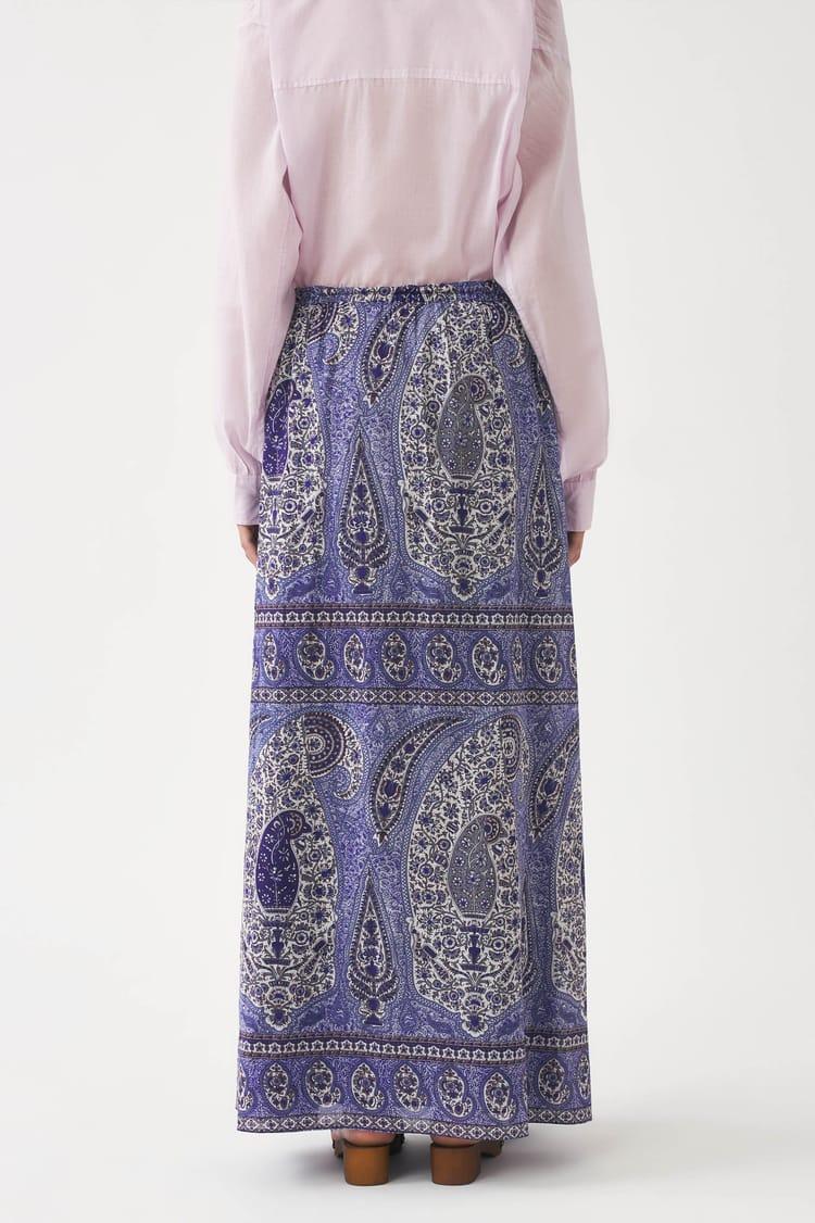 Antik Batik Jupe Longue Bohème En Coton