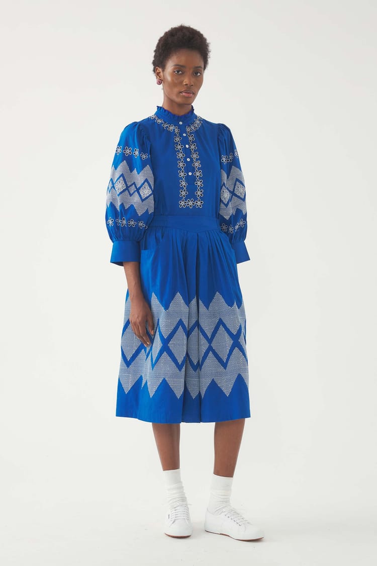 Antik Batik Jupe-short Brodée Tolede