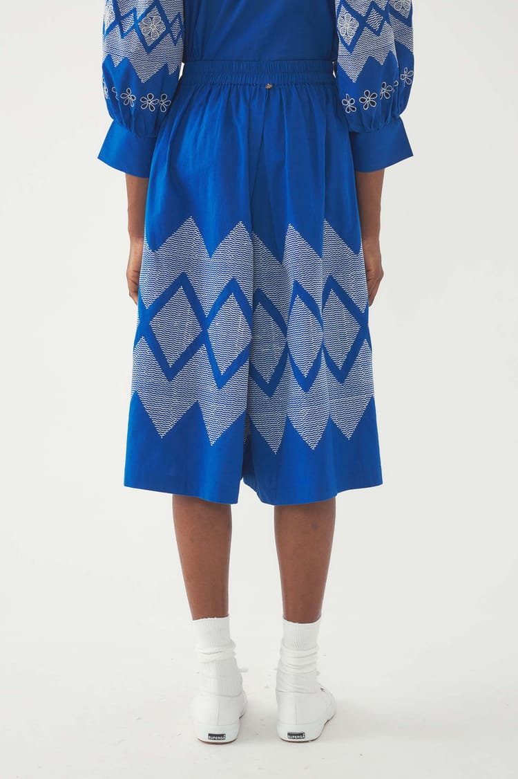 Antik Batik Jupe-short Brodée Tolede