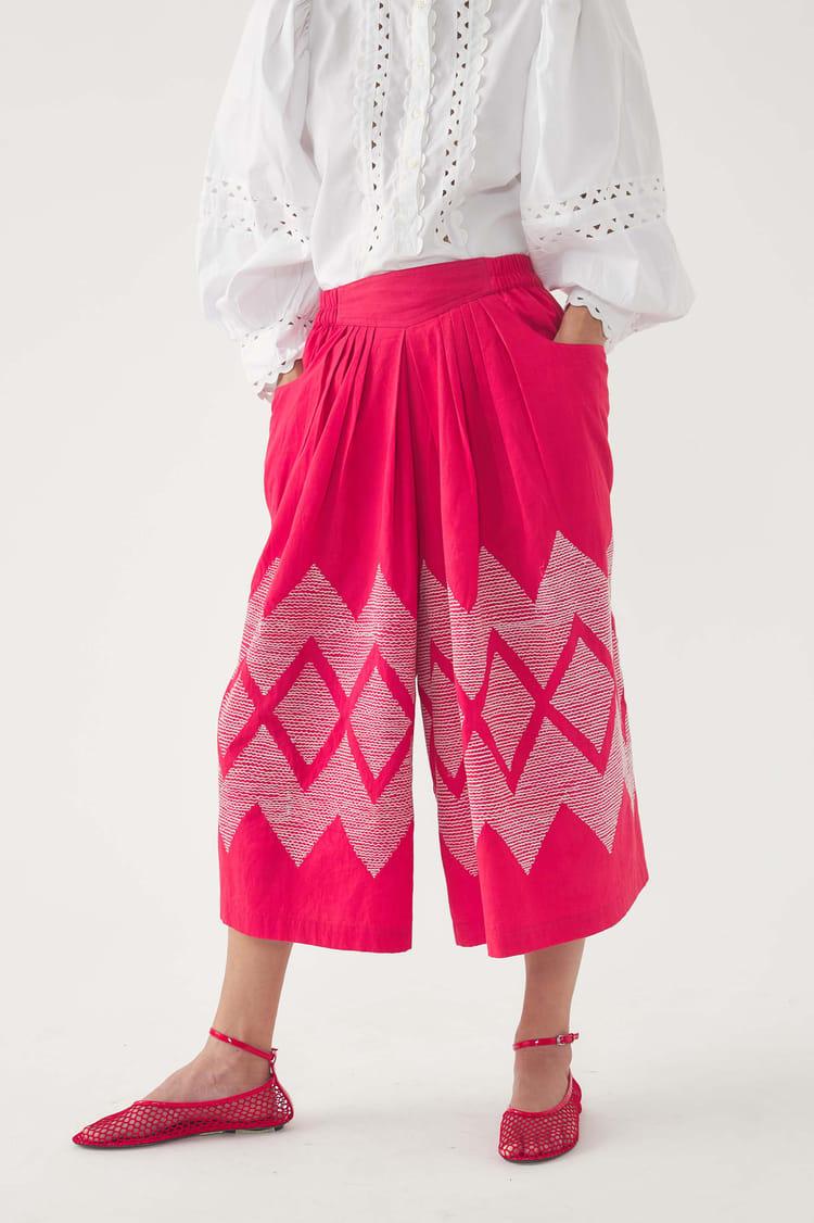 Antik Batik Jupe-short Brodée Tolede