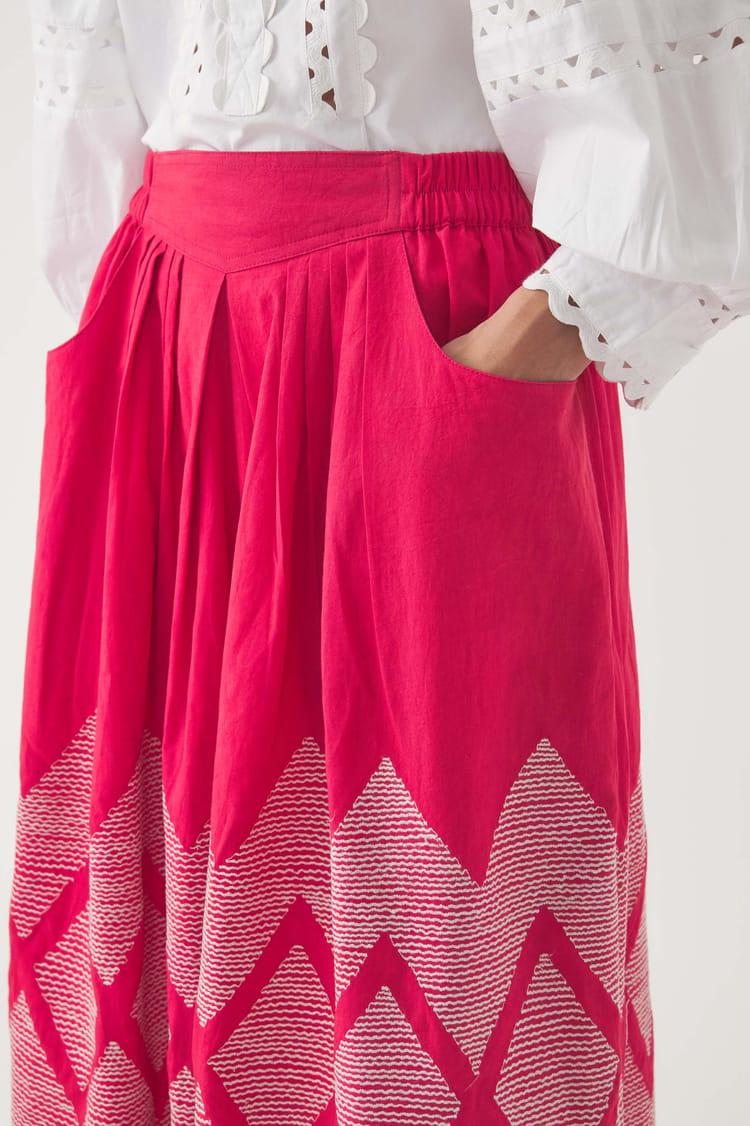 Antik Batik Jupe-short Brodée Tolede