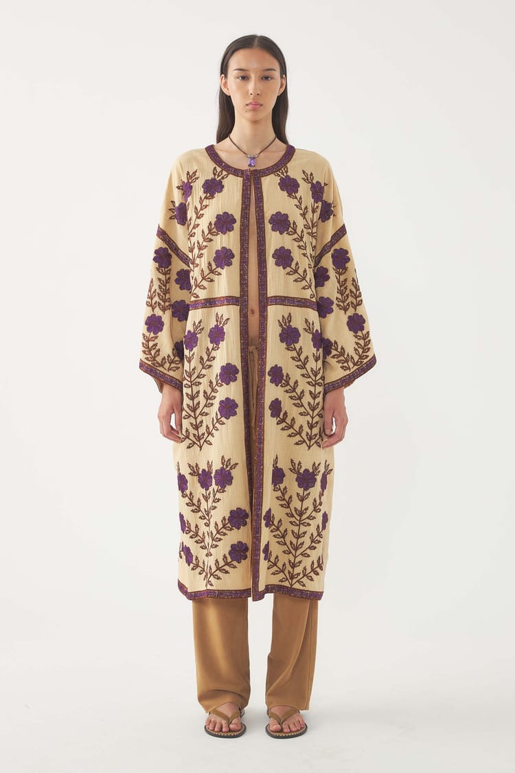 antik batik Kaftan brodé Ary