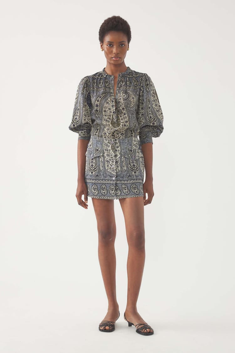 antik batik Mini-jupe Taya