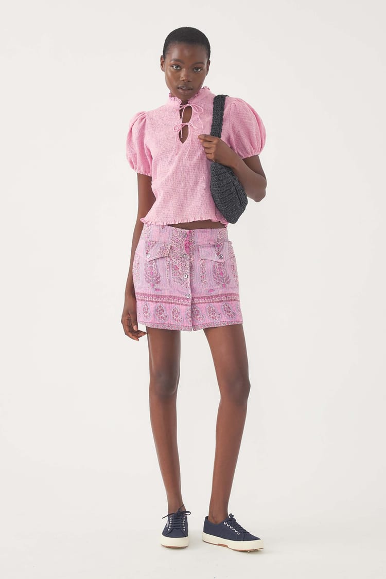 antik batik Mini-jupe Taya