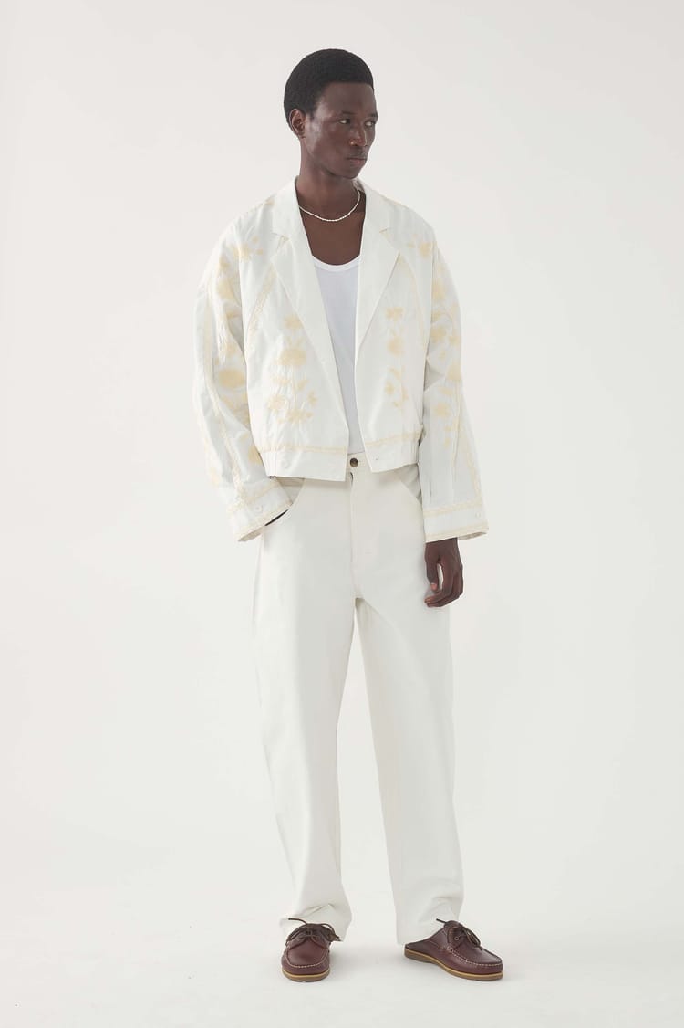 Antik Batik Pantalon Brodé Adonis