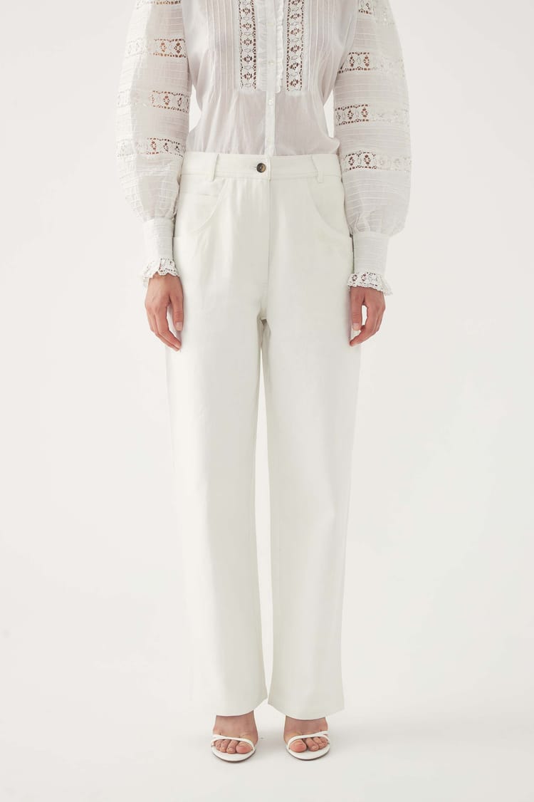 Antik Batik Pantalon Brodé Adonis