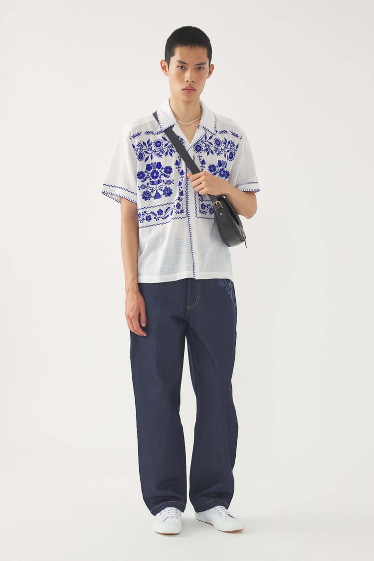 antik batik Pantalon brodé Randy