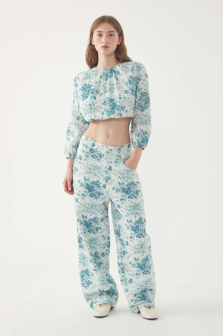 antik batik Pantalon Cinz