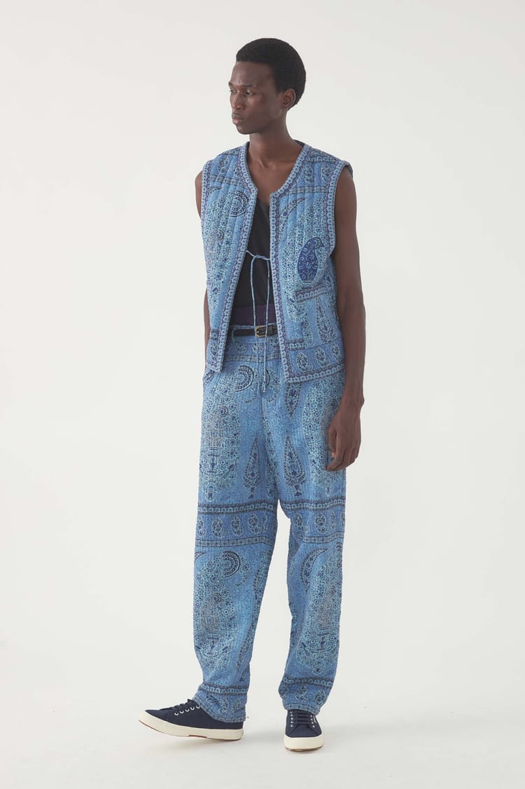 antik batik Pantalon Taya