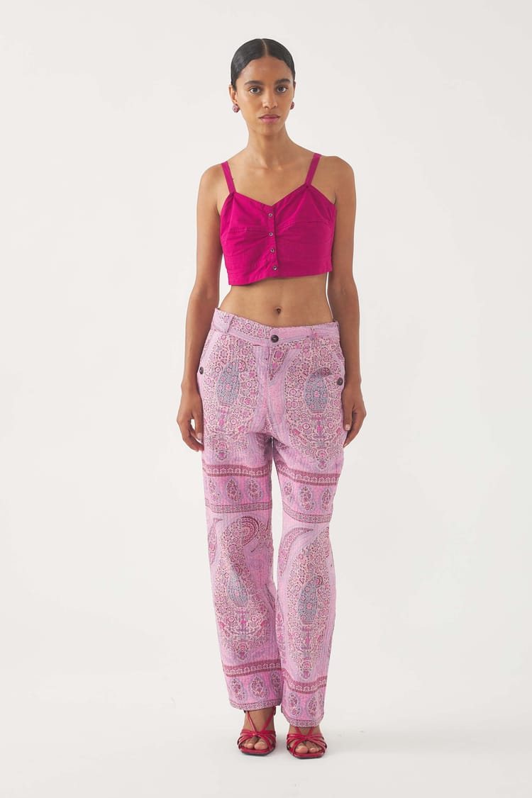 antik batik Pantalon Taya