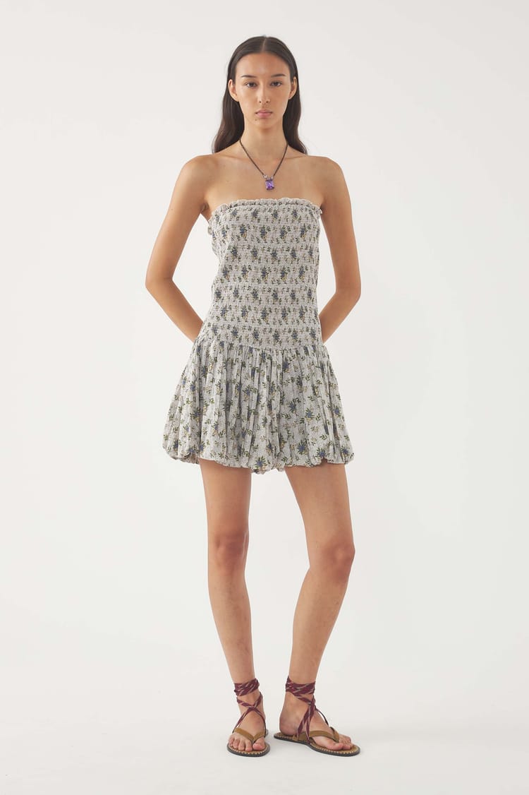 antik batik Robe bustier Pada