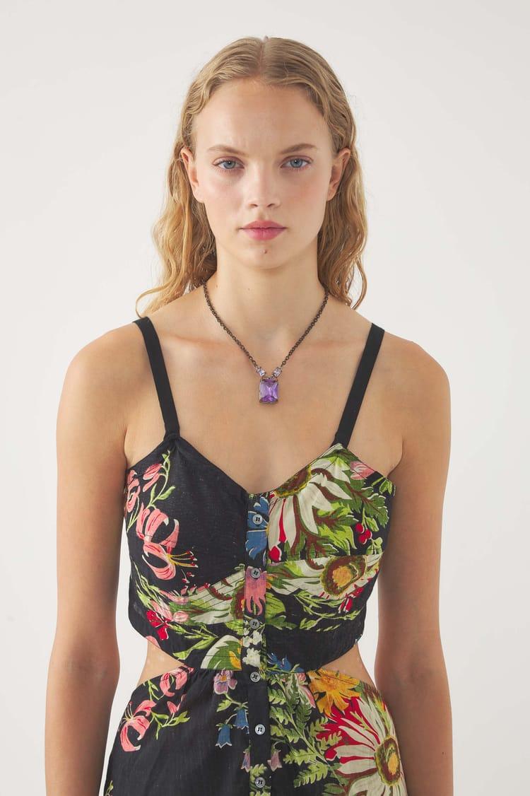 Antik Batik Robe Cut-out Lisa