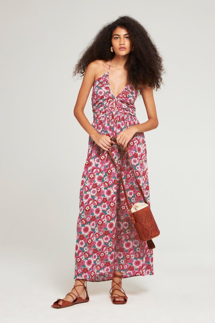 Antik Batik Robe Imprimé 60's