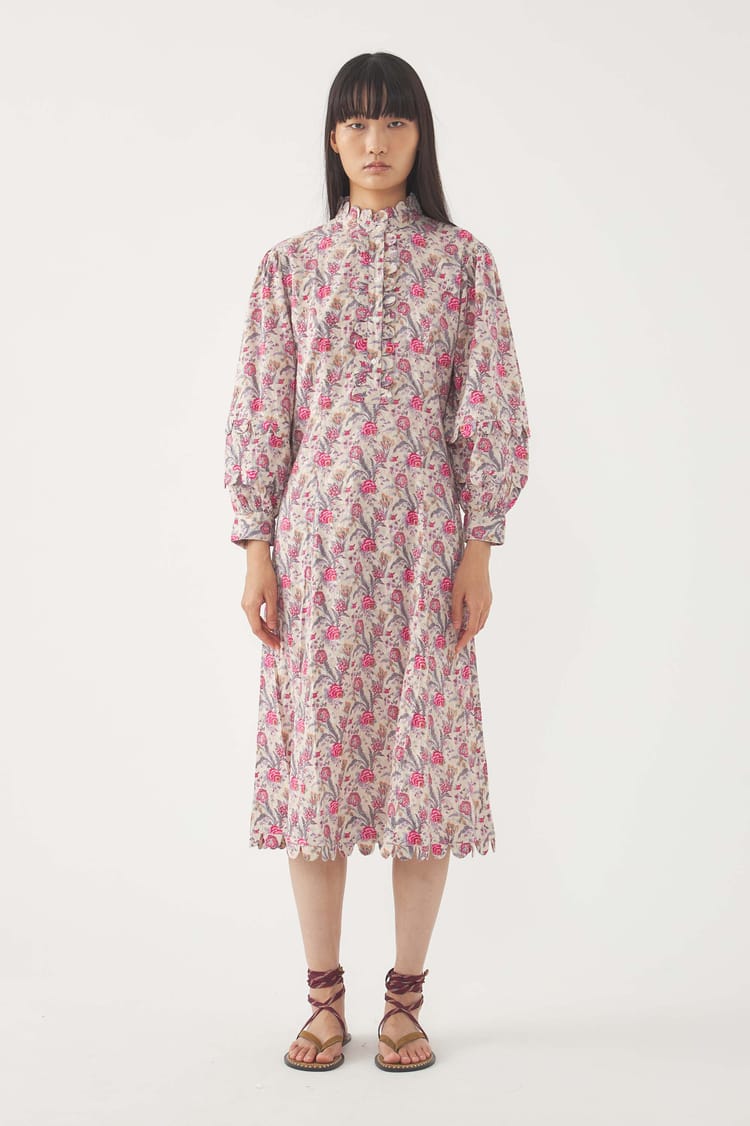 antik batik Robe longue Antonia