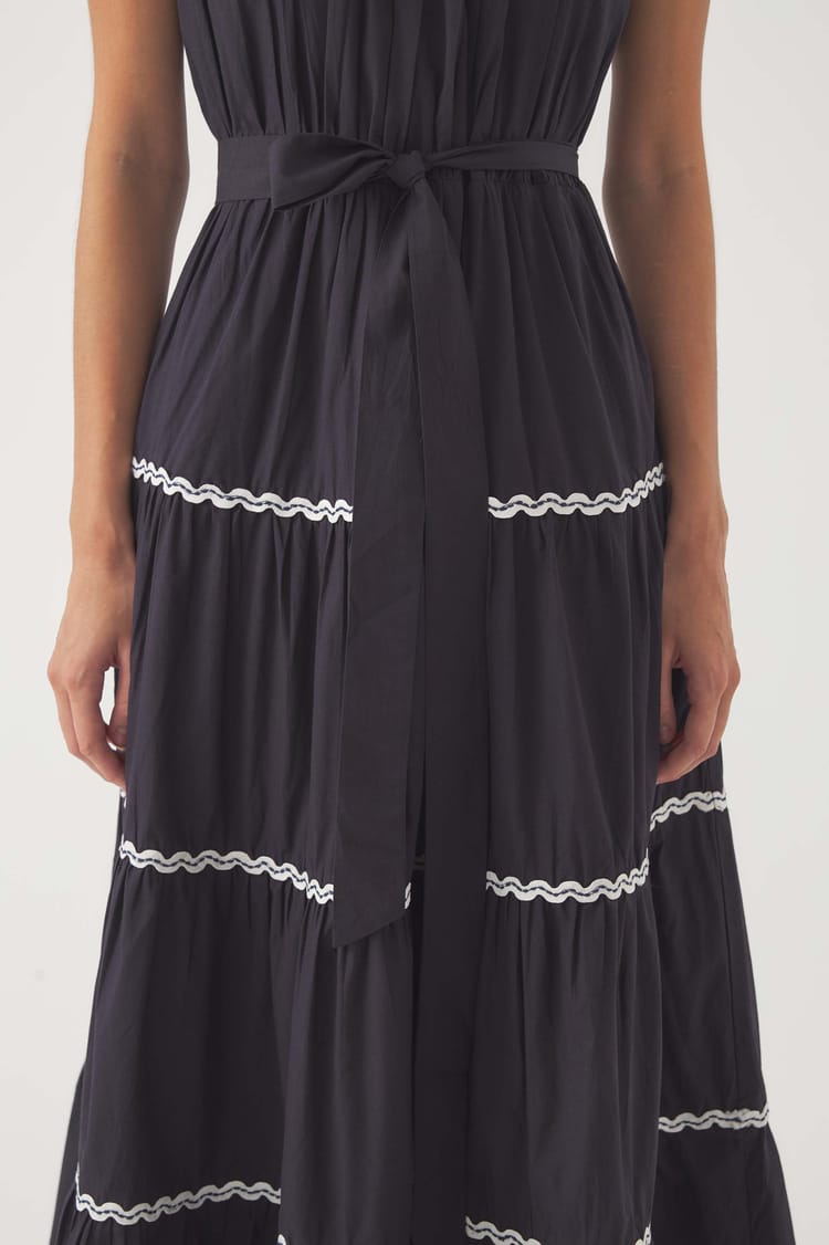 Antik Batik Robe Longue Brodée Dalli