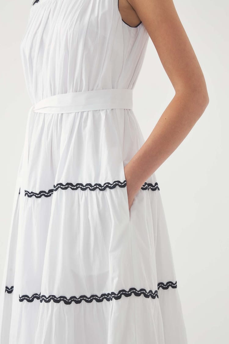 Antik Batik Robe Longue Brodée Dalli