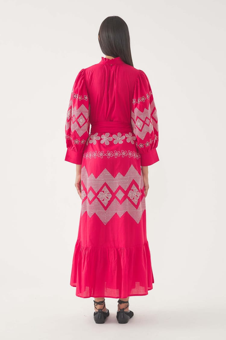 Antik Batik Robe Longue Brodée Tolede