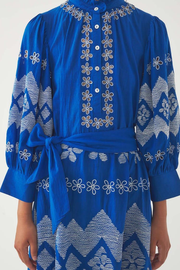 Antik Batik Robe Longue Brodée Tolede