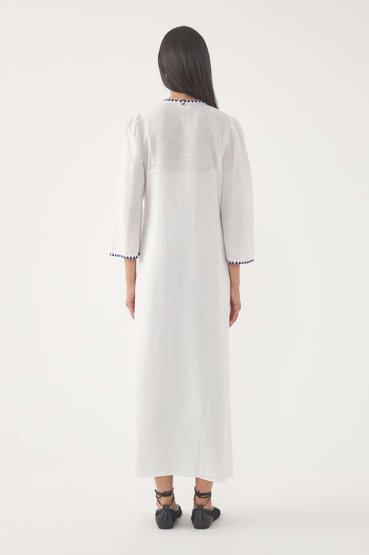 Antik Batik Robe Longue Brodée Vahani