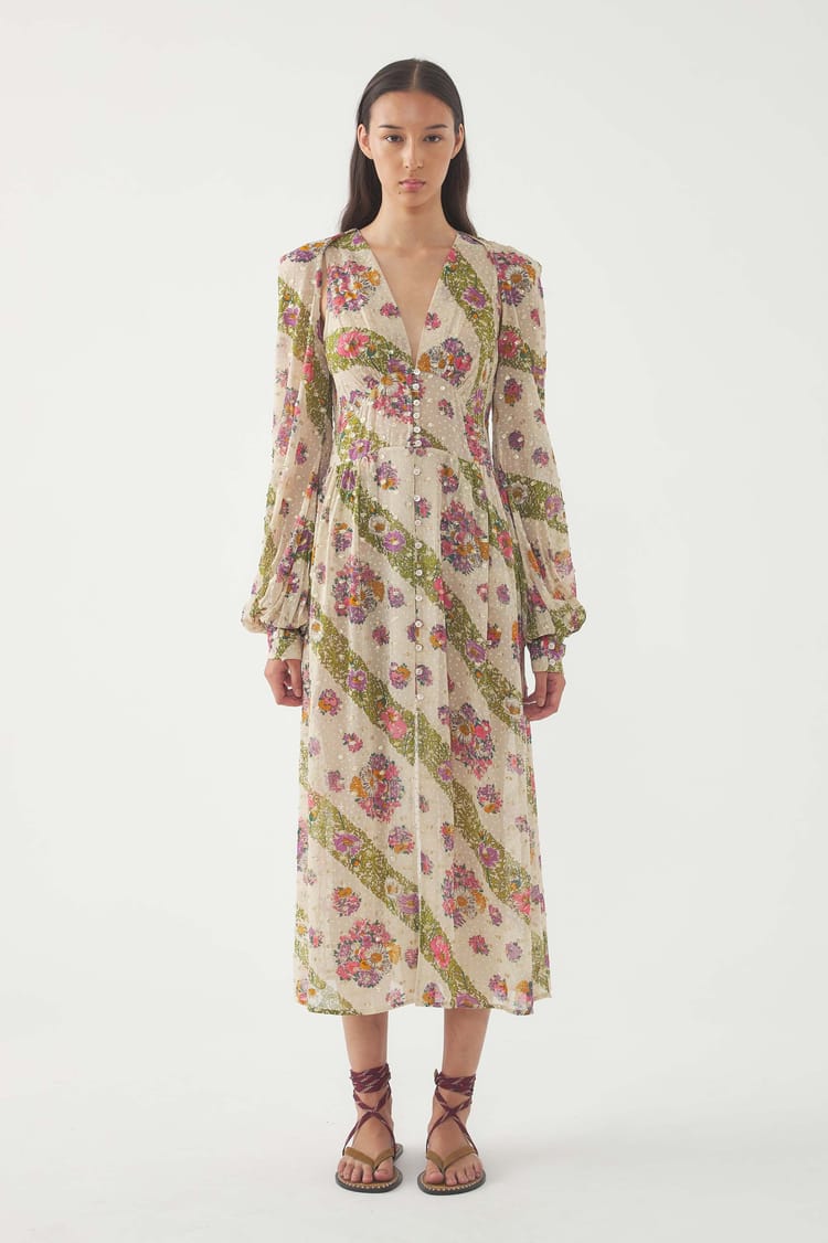antik batik Robe longue Dona