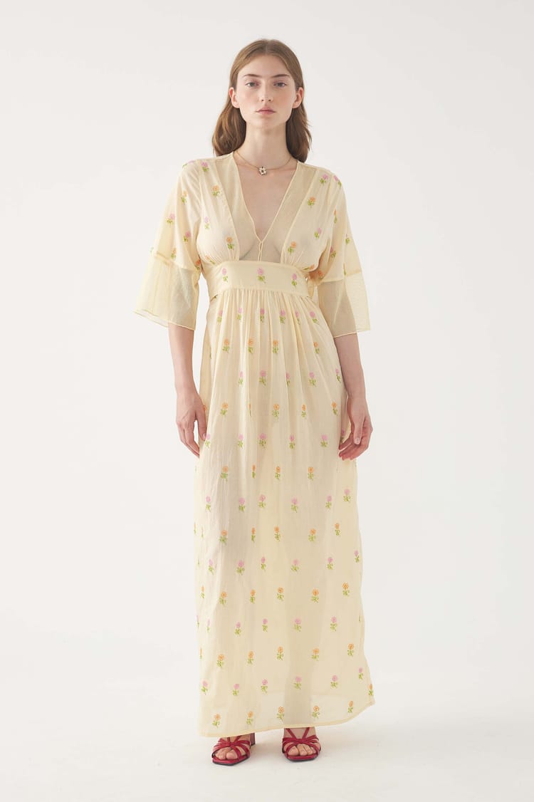 antik batik Robe longue Fany