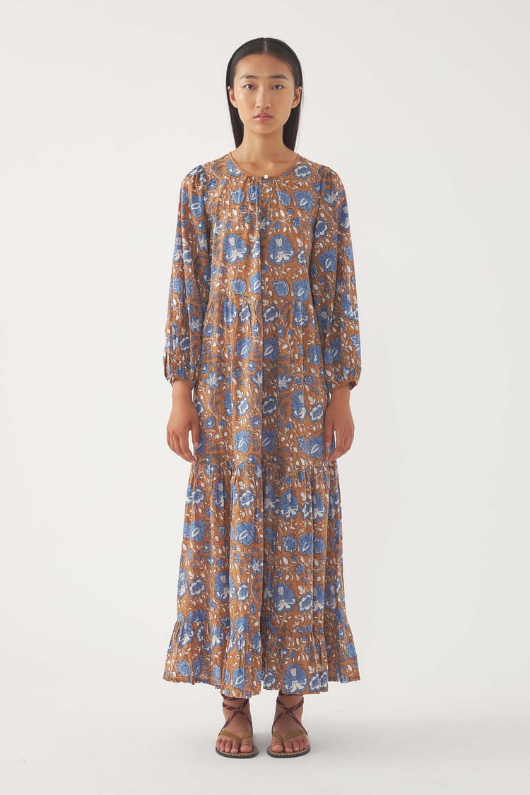 Antik Batik Robe Longue Maude