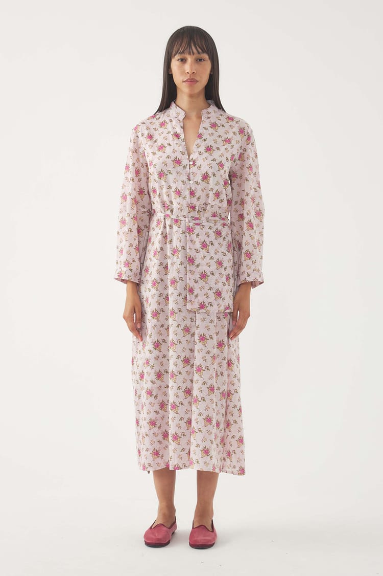 antik batik Robe longue Pada