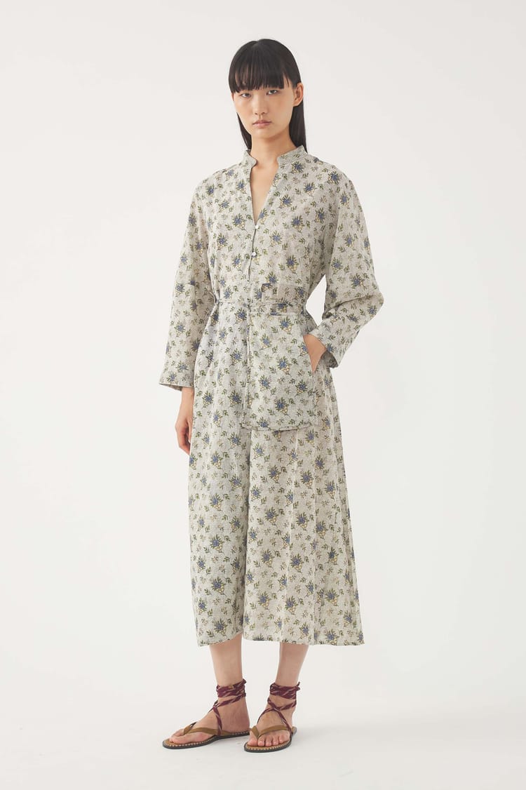 antik batik Robe longue Pada