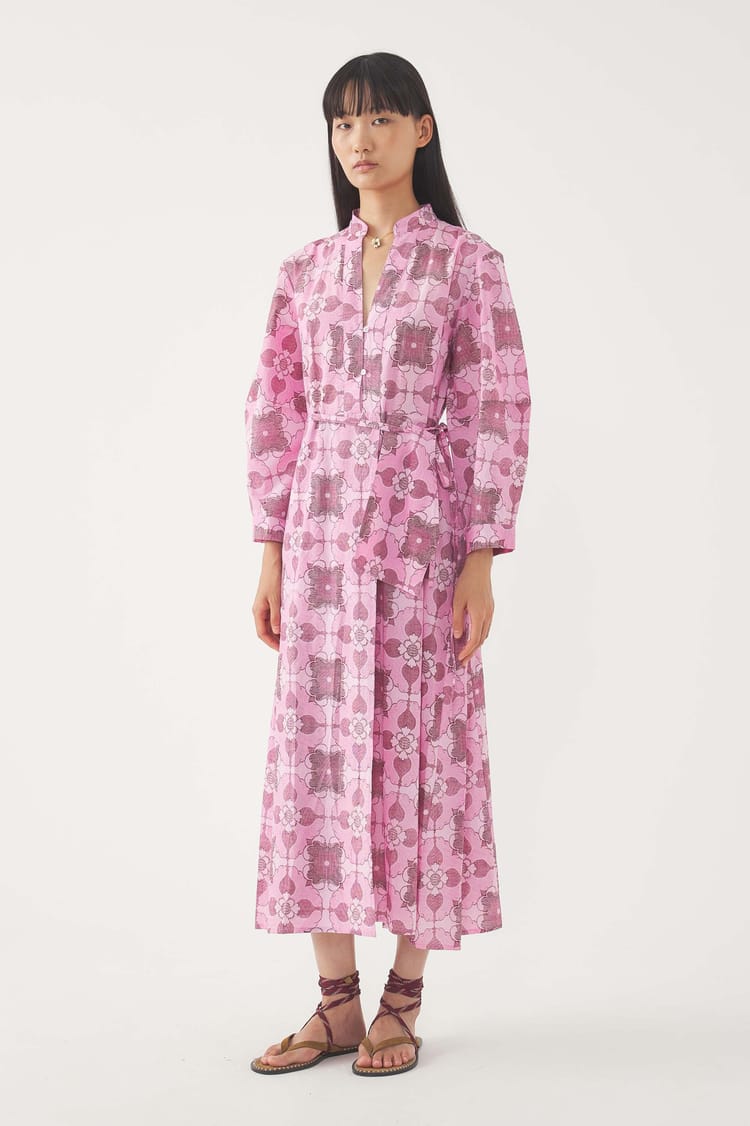 antik batik Robe longue Tereza